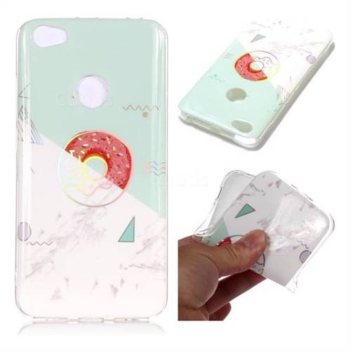 Donuts Marble Pattern Bright Color Laser Soft TPU Case for Xiaomi Redmi Note 5A