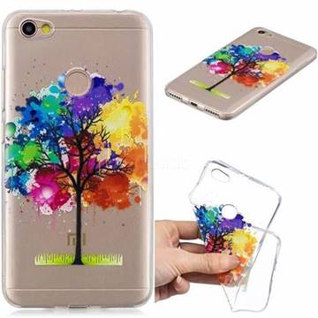 Oil Painting Tree Clear Varnish Soft Phone Back Cover for Xiaomi Redmi Note 5A
