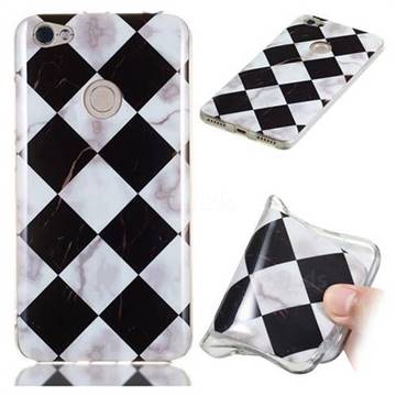 Black and White Matching Soft TPU Marble Pattern Phone Case for Xiaomi Redmi Note 5A