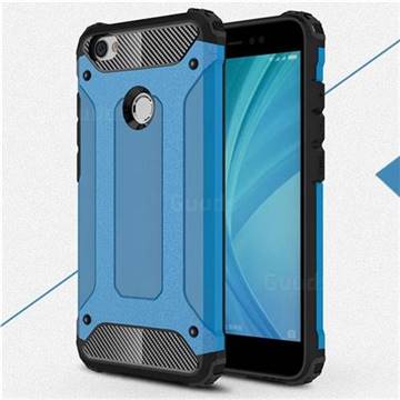 King Kong Armor Premium Shockproof Dual Layer Rugged Hard Cover for Xiaomi Redmi Note 5A - Sky Blue