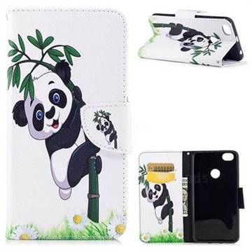 Bamboo Panda Leather Wallet Case for Xiaomi Redmi Note 5A