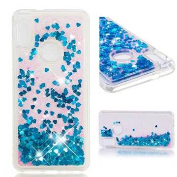Dynamic Liquid Glitter Quicksand Sequins TPU Phone Case for Xiaomi Redmi Note 5 Pro - Blue