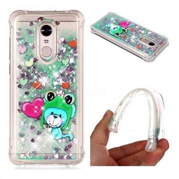 Heart Frog Lion Dynamic Liquid Glitter Sand Quicksand Star TPU Case for Xiaomi Redmi Note 5 Pro