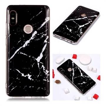 Black Rough white Soft TPU Marble Pattern Phone Case for Xiaomi Redmi Note 5 Pro