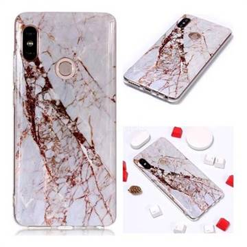 White Crushed Soft TPU Marble Pattern Phone Case for Xiaomi Redmi Note 5 Pro