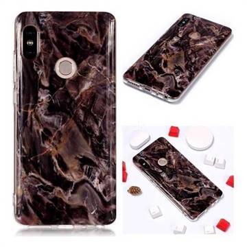 Brown Soft TPU Marble Pattern Phone Case for Xiaomi Redmi Note 5 Pro