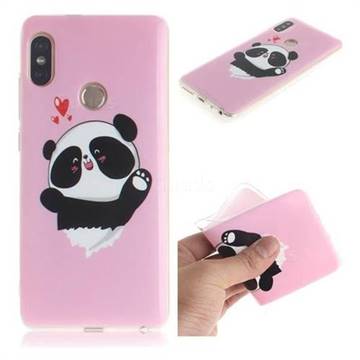 Heart Cat IMD Soft TPU Cell Phone Back Cover for Xiaomi Redmi Note 5 Pro
