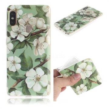 Watercolor Flower IMD Soft TPU Cell Phone Back Cover for Xiaomi Redmi Note 5 Pro