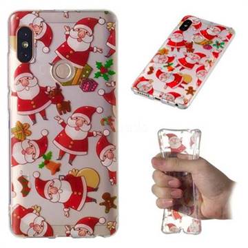 Santa Claus Super Clear Soft TPU Back Cover for Xiaomi Redmi Note 5 Pro