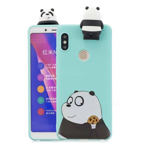 Striped Bear Soft 3D Climbing Doll Stand Soft Case for Xiaomi Redmi Note 5 Pro