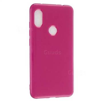 2mm Candy Soft Silicone Phone Case Cover for Xiaomi Redmi Note 5 Pro - Rose