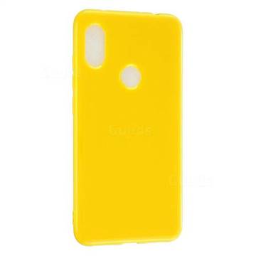 2mm Candy Soft Silicone Phone Case Cover for Xiaomi Redmi Note 5 Pro - Yellow