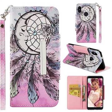 Angel Monternet Big Metal Buckle PU Leather Wallet Phone Case for Xiaomi Redmi Note 5 Pro