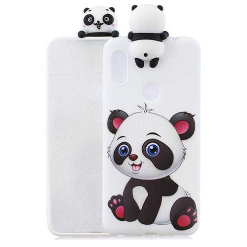 Panda Girl Soft 3D Climbing Doll Soft Case for Mi Xiaomi Redmi Note 6