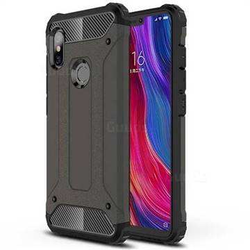 King Kong Armor Premium Shockproof Dual Layer Rugged Hard Cover for Mi Xiaomi Redmi Note 6 - Bronze
