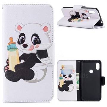 Baby Panda Leather Wallet Case for Mi Xiaomi Redmi Note 6