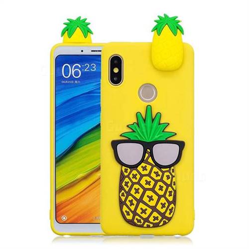 Big Pineapple Soft 3D Climbing Doll Soft Case for Mi Xiaomi Redmi Note 6 Pro