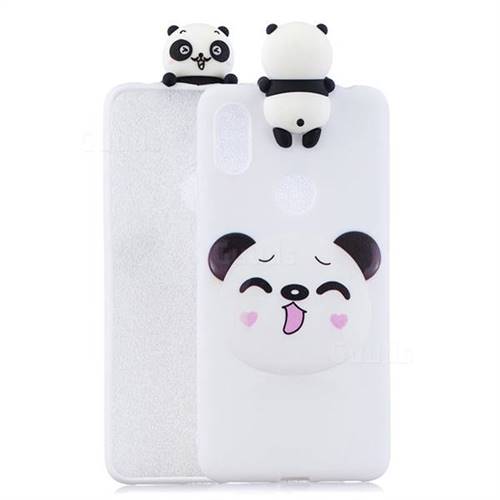 Smiley Panda Soft 3D Climbing Doll Soft Case for Mi Xiaomi Redmi Note 6 Pro