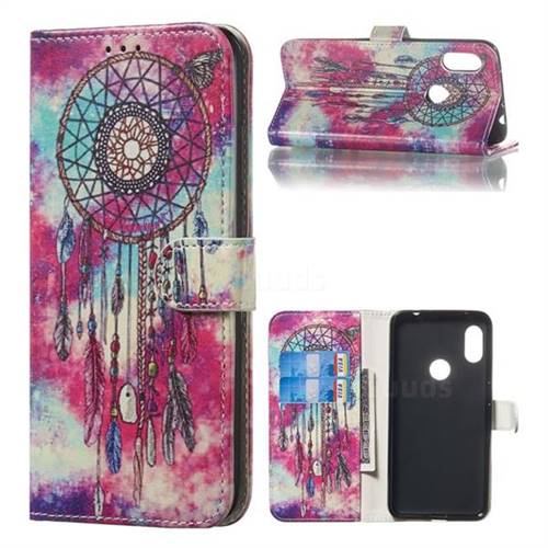 Butterfly Chimes PU Leather Wallet Case for Mi Xiaomi Redmi Note 6 Pro