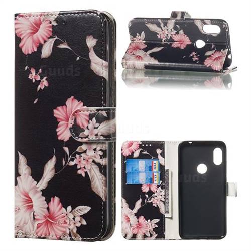 Azalea Flower PU Leather Wallet Case for Mi Xiaomi Redmi Note 6 Pro