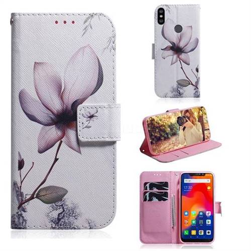 Magnolia Flower PU Leather Wallet Case for Mi Xiaomi Redmi Note 6 Pro