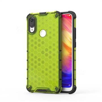 Honeycomb TPU + PC Hybrid Armor Shockproof Case Cover for Xiaomi Mi Redmi Note 7 / Note 7 Pro - Green