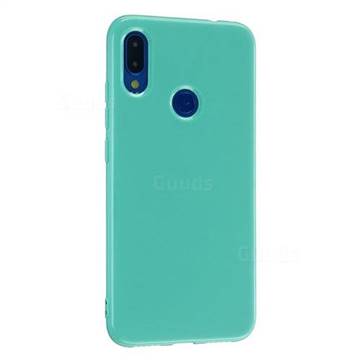 2mm Candy Soft Silicone Phone Case Cover for Xiaomi Mi Redmi Note 7 / Note 7 Pro - Light Blue