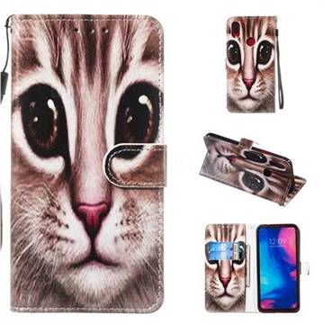 Coffe Cat Smooth Leather Phone Wallet Case for Xiaomi Mi Redmi Note 7 / Note 7 Pro