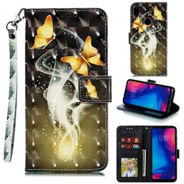 Dream Butterfly 3D Painted Leather Phone Wallet Case for Xiaomi Mi Redmi Note 7 / Note 7 Pro