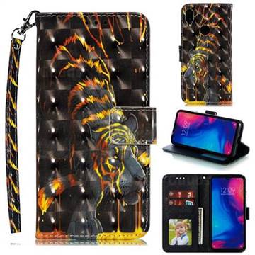 Tiger Totem 3D Painted Leather Phone Wallet Case for Xiaomi Mi Redmi Note 7 / Note 7 Pro