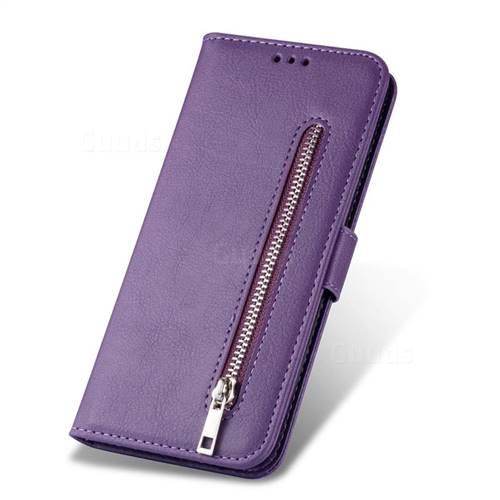 Retro Calfskin Zipper Leather Wallet Case Cover for Xiaomi Mi Redmi ...