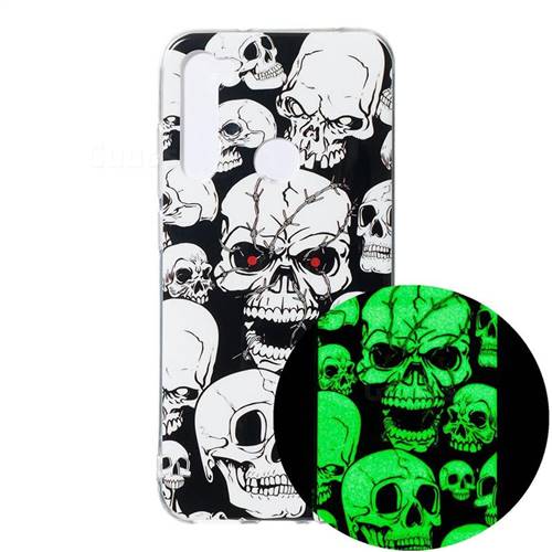 Red-eye Ghost Skull Noctilucent Soft TPU Back Cover for Mi Xiaomi Redmi Note 8