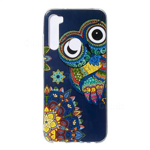 Tribe Owl Noctilucent Soft TPU Back Cover for Mi Xiaomi Redmi Note