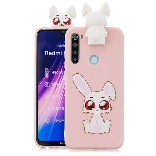 Cute Rabbit Soft 3D Climbing Doll Stand Soft Case for Mi Xiaomi Redmi Note 8