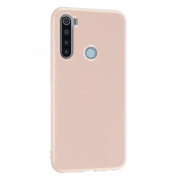 2mm Candy Soft Silicone Phone Case Cover for Mi Xiaomi Redmi Note 8 - Light Pink