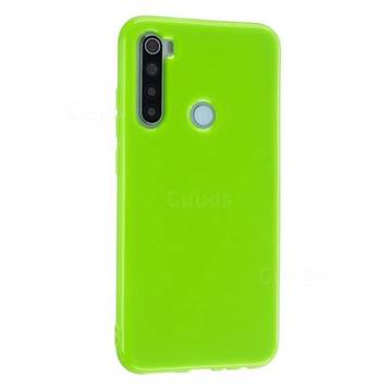 2mm Candy Soft Silicone Phone Case Cover for Mi Xiaomi Redmi Note 8 - Bright Green