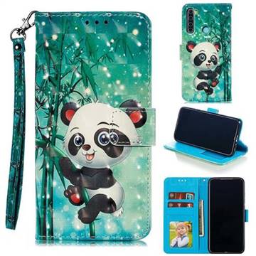 Cute Panda 3D Painted Leather Phone Wallet Case for Mi Xiaomi Redmi Note 8