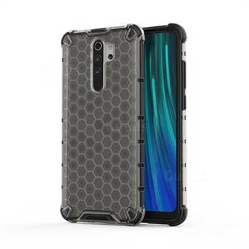 Honeycomb TPU + PC Hybrid Armor Shockproof Case Cover for Mi Xiaomi Redmi Note 8 Pro - Gray