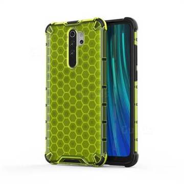 Honeycomb TPU + PC Hybrid Armor Shockproof Case Cover for Mi Xiaomi Redmi Note 8 Pro - Green