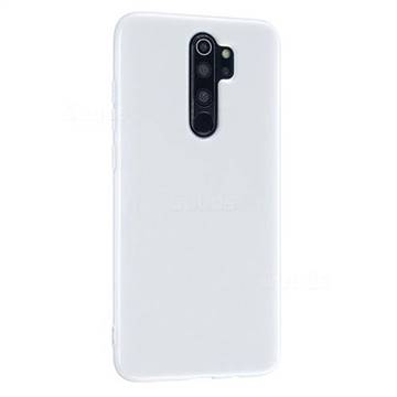 2mm Candy Soft Silicone Phone Case Cover for Mi Xiaomi Redmi Note 8 Pro - White