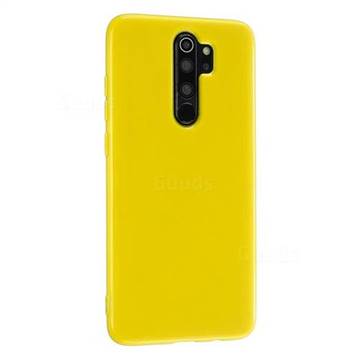 2mm Candy Soft Silicone Phone Case Cover for Mi Xiaomi Redmi Note 8 Pro - Yellow