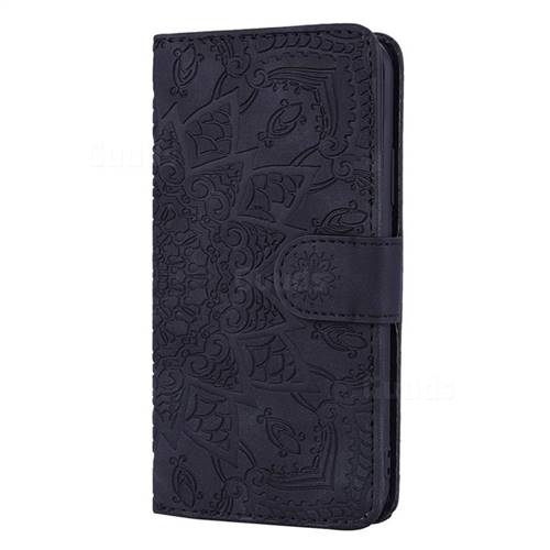 Retro Embossing Mandala Flower Leather Wallet Case for Mi Xiaomi Redmi ...