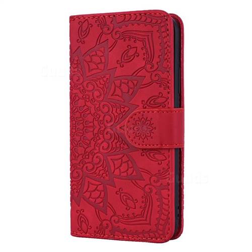 Retro Embossing Mandala Flower Leather Wallet Case for Mi Xiaomi Redmi ...