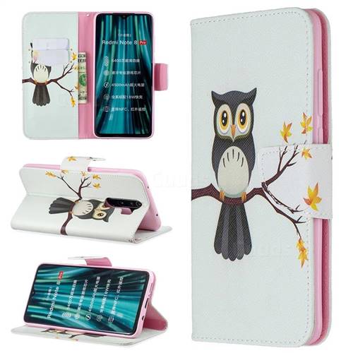 Owl on Tree Leather Wallet Case for Mi Xiaomi Redmi Note 8 Pro
