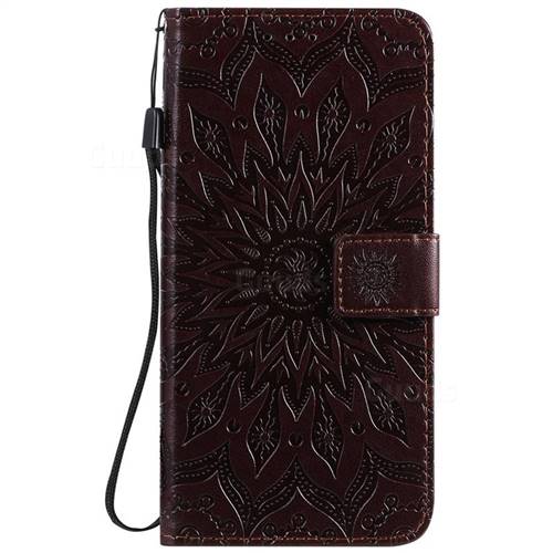 Embossing Sunflower Leather Wallet Case for Mi Xiaomi Redmi Note 8 Pro ...