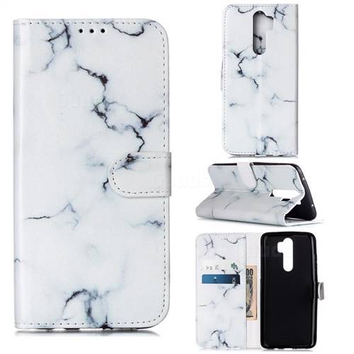 Soft White Marble PU Leather Wallet Case for Mi Xiaomi Redmi Note 8 Pro