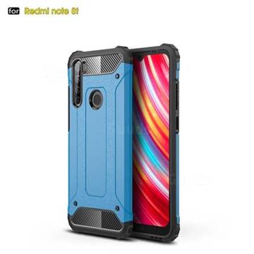 King Kong Armor Premium Shockproof Dual Layer Rugged Hard Cover for Mi Xiaomi Redmi Note 8T - Sky Blue