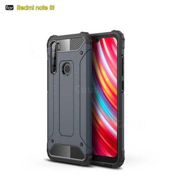 King Kong Armor Premium Shockproof Dual Layer Rugged Hard Cover for Mi Xiaomi Redmi Note 8T - Navy