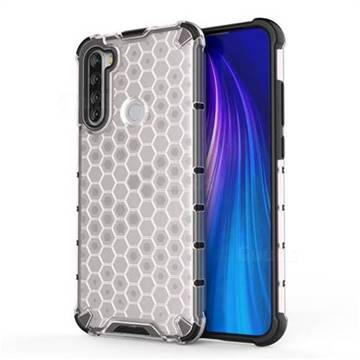 Honeycomb TPU + PC Hybrid Armor Shockproof Case Cover for Mi Xiaomi Redmi Note 8T - Transparent