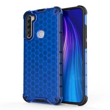 Honeycomb TPU + PC Hybrid Armor Shockproof Case Cover for Mi Xiaomi Redmi Note 8T - Blue